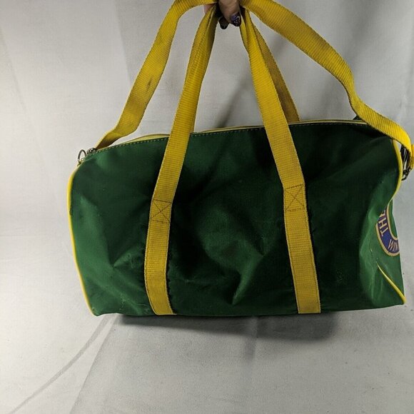 RARE Wimbledon 100th Championships 100 Years 1977 Vintage Green Gym Duffle Bag - Picture 8 of 16